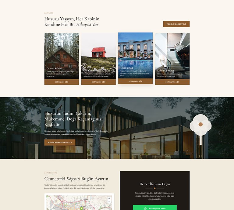 Amity Butik Otel – Tek Sayfa Site