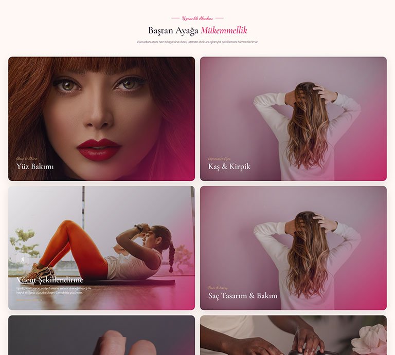 BelleAme Estetik – Tek Sayfa Site