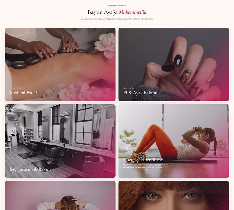 BelleAme Estetik – Çoklu Sayfa Site