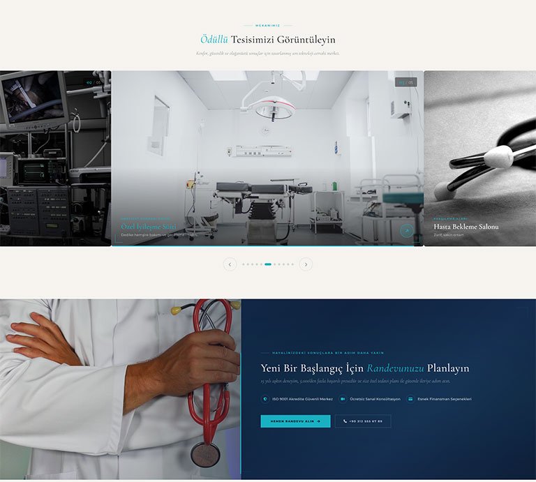 Clinipro Klinik – Tek Sayfa Site