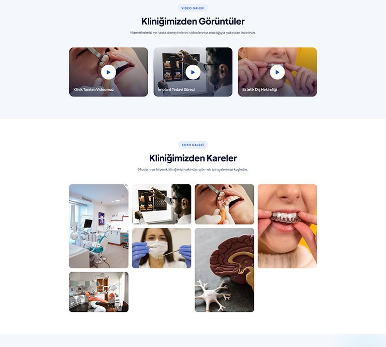DentSmile Diş Hekimi – Tek Sayfa Site