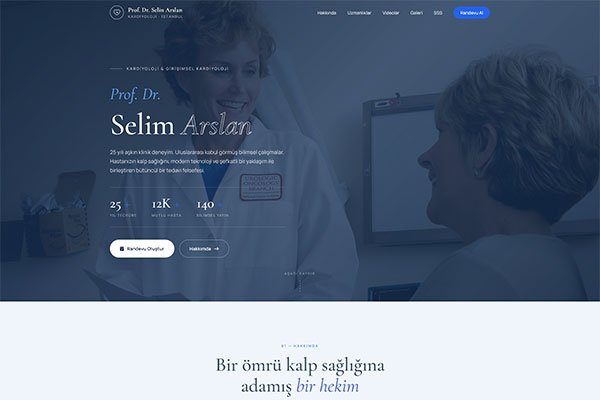 Docura Klinik – Tek Sayfa Site