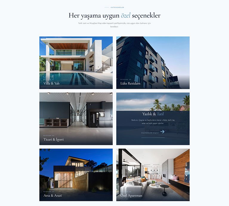 Maison Prestige 2 Emlak – Tek Sayfa Site