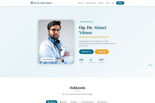 Mediclean Klinik – Tek Sayfa Site
