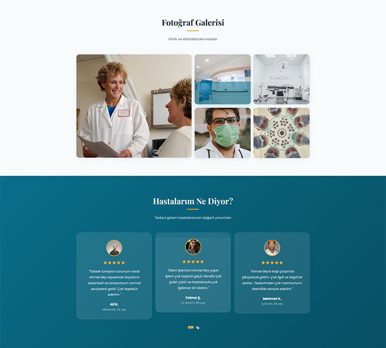 Mediclean Klinik – Tek Sayfa Site