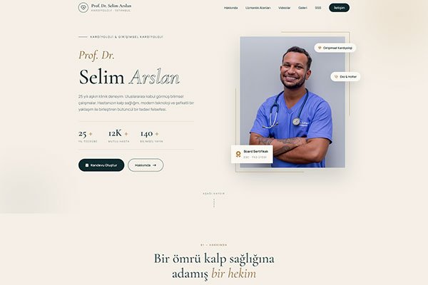 Medicore Klinik – Tek Sayfa Site