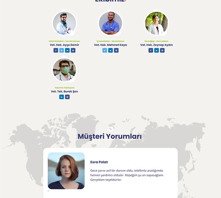Patipress Veteriner – Tek Sayfa Site