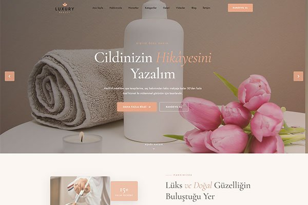 Luxury Estetik – Çoklu Sayfa Site