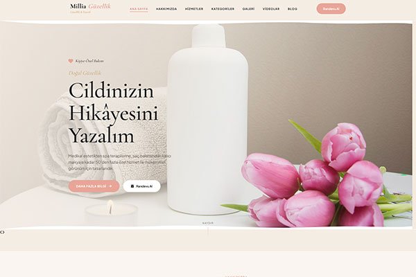Millia Estetik – Çoklu Sayfa Site