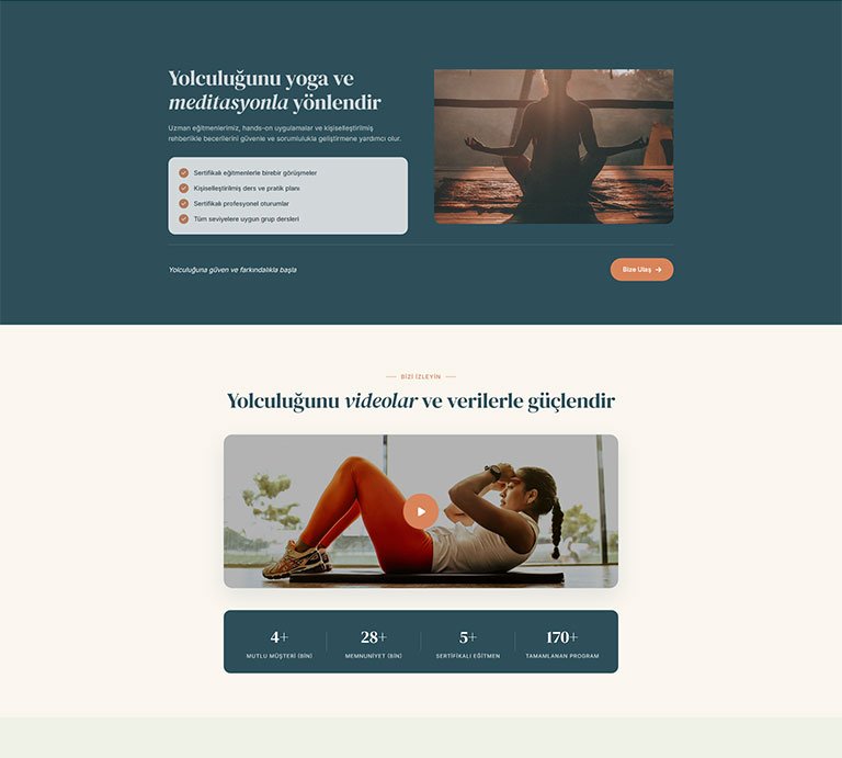 Restraint Yoga Stüdyo – Çoklu Sayfa Site