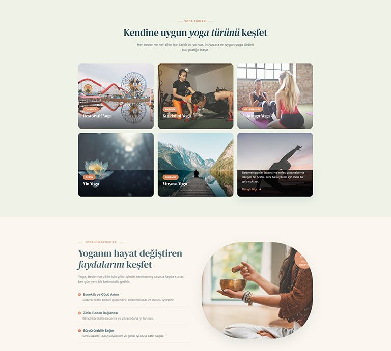 Restraint Yoga Stüdyo – Çoklu Sayfa Site