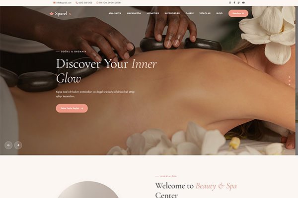 Sparelx 2 Estetik – Çoklu Sayfa Site